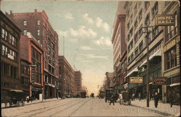 Grand Avenue North from 12th St. Kansas city Missouri