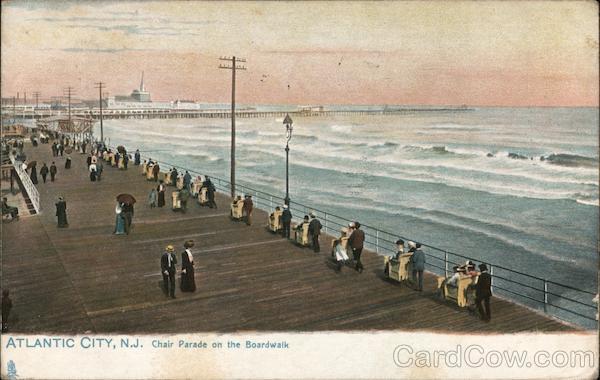 Chair Parade on the Boardwalk Atlantic City New Jersey