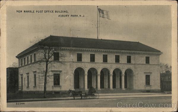 New Marble Post Office Building Asbury Park New Jersey