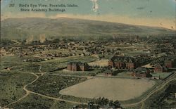 Bird's Eye View State Academy Buildings Postcard