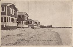 Bay View Beach at Deerfield Avenue Postcard