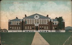 New High School Greenwich, NY Postcard Postcard Postcard