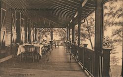 Porch at Rockledge Inn Postcard