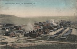 Standard Oil Works, Port Richmond California Postcard Postcard 