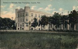 Entrance to Nebraska State Penitentiary Postcard
