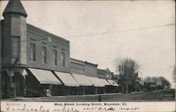 Main Street Looking South Postcard