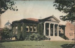 Public Library Postcard