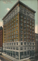 Selling Building Postcard