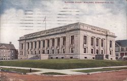 Supreme Court Building Springfield, IL Postcard Postcard Postcard