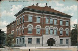 Peoria Public Library Postcard