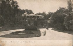 View of Bradley Park and Pavilion Postcard