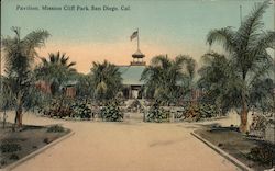 Pavilion, Mission Cliff Park Postcard