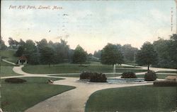 Fort Hill Park Lowell, MA Postcard Postcard Postcard