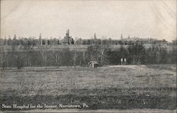 State Hospital for the Insane Postcard