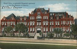 Hotel Dieu, a Splendid Hospital Operated by the Sisters of Charity Postcard