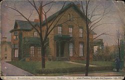 Milburn Residence, Delaware Avenue Postcard