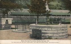 Basin Springs Fountain Postcard