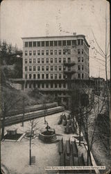 Basin Spring and Basin Park Hotel Postcard