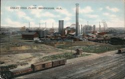 Ensley Steel Plant Postcard