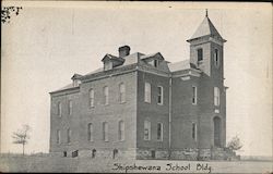 View of School Building Shipshewana, IN Postcard Postcard Postcard