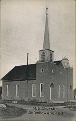 M.E. Church Shipshewana, IN Postcard Postcard Postcard