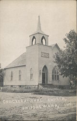 Congregational Church Shipshewana, IN Postcard Postcard Postcard