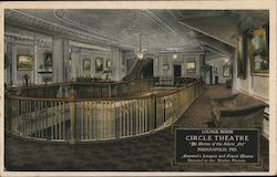 Lounge Room - Circle Theatre Indianapolis, IN Postcard Postcard Postcard