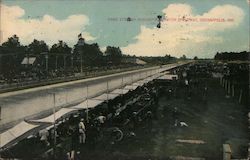 Home Strait at Motor Speedway Indianapolis, IN Postcard Postcard Postcard