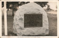 Fort Harrison Monument Postcard