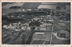 University of Notre Dame Indiana Postcard Postcard Postcard