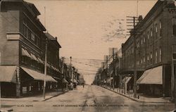 Main St. Looking North From 11th St. Postcard