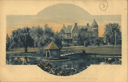 Bass Residence & Rustic Cottage Fort Wayne, IN Postcard Postcard Postcard