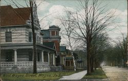 West Wayne Street Postcard