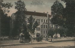 Science Hall, "B" Postcard