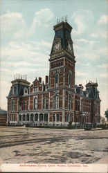 Bartholomew County Court House Columbus, IN Postcard Postcard Postcard