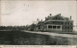 Officers' Quarters Fort Benjamin Harrison Indianapolis, IN Postcard Postcard Postcard