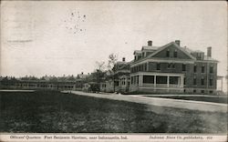 Officers' Quarters Fort Benjamin Harrison Postcard