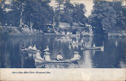 View in Glen Miller Park Richmond, IN Postcard Postcard Postcard