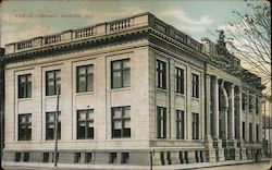 Public Library Postcard