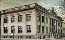 Public Library Marion, IN Postcard Postcard Postcard