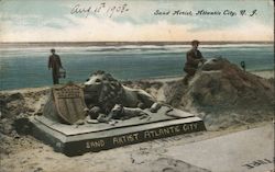 Sand Artist Postcard