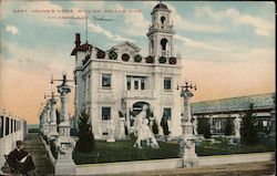 Capt. Young's Home, Million Dollar Pier Postcard