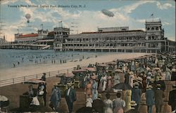 Young's New Million Dollar Pier Postcard
