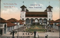 The New Garden Pier, Keith's New Theatre Postcard