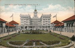 Hotel Rudolf, from Garden Pier Postcard