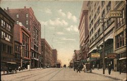 Grand Avenue North from 12th St. Postcard