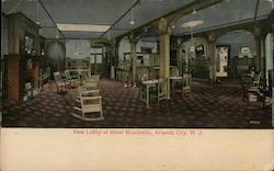 New Lobby of Hotel Monticello Postcard