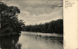 Picturesque Spot on Deal Lake Asbury Park, NJ Postcard Postcard Postcard