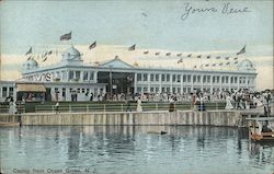 Casino from Ocean Grove Postcard