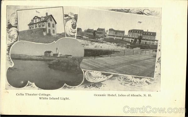 Celia Thaxter Cottage White Island Light Oceanic Hotel Isles of Shoals New Hampshire
